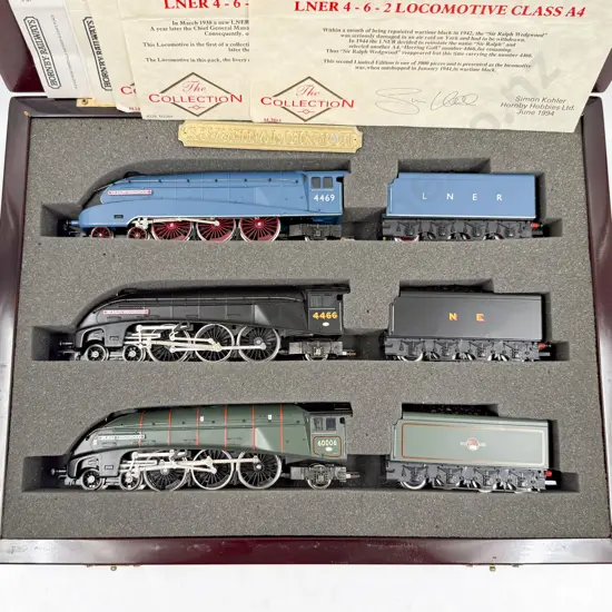 Hornby Railways Cased 'The Collection' Three Locomotives with Tenders Ltd Ed 3000