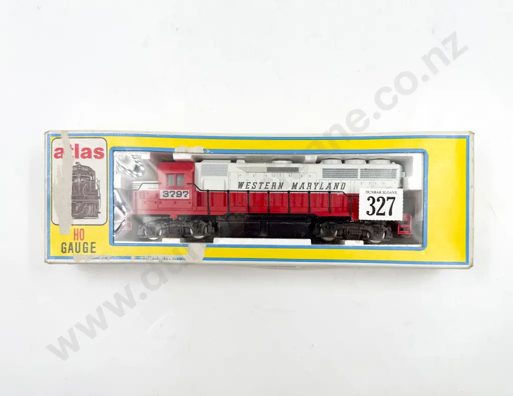 Atlas Boxed GP40 Diesel Locomotive 3797 Western Maryland Image 1++