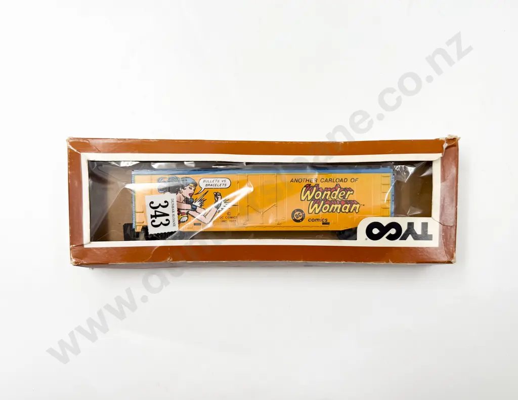 Tyco Boxed DC Wonder Woman Box Car Image 1++