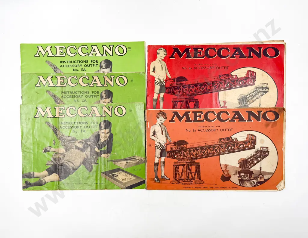 Collection Meccano Instruction Booklets Reference and Catalogues Image 1++
