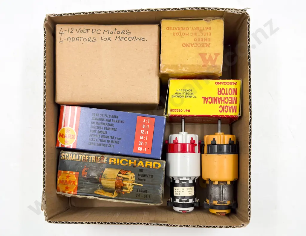 Mixed Six Electric Motors and Four Adaptors Image 1++