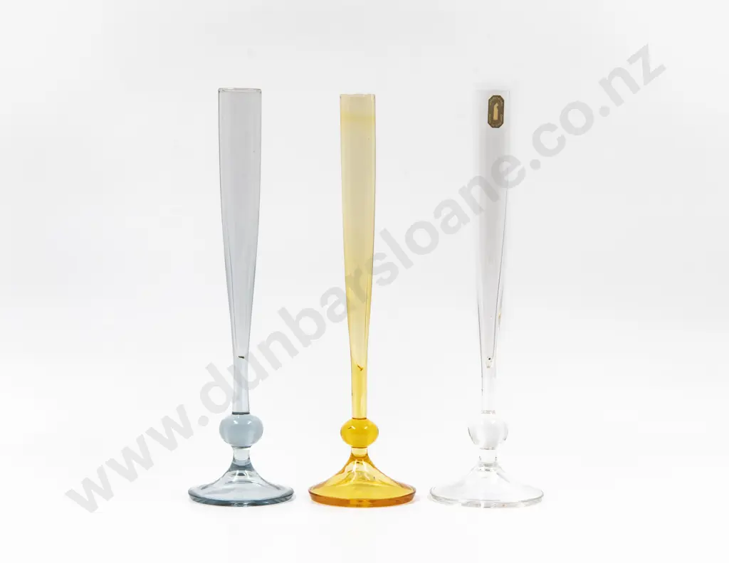Whitefriars Three Elongated Specimen Vases Image 1++