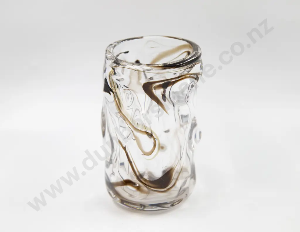 Whitefriars Encased Knobbly Glass Vase Image 1++