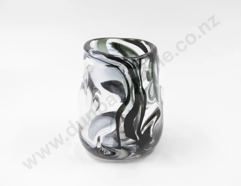 Whitefriars Encased Knobbly Glass Vase Image 1++