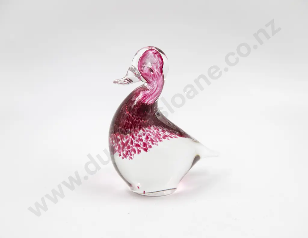 Wedgwood Mid C20th Glass Duck Ornament Image 1++