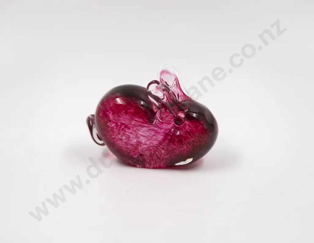 Wedgwood Mid C20th Glass Rabbit Ornament Image 1++