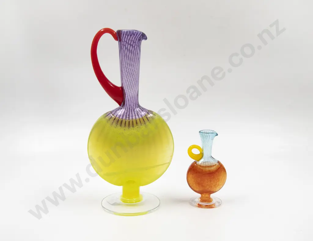 Mid C20th Kosta Boda Glass Ewer Image 1++