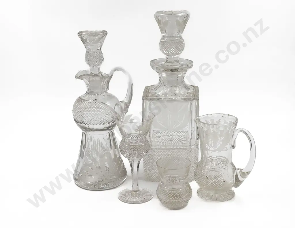 Early C20th Edinburgh Crystal Glass Suite Image 1++