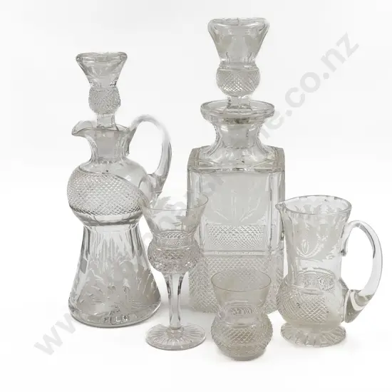 Early C20th Edinburgh Crystal Glass Suite
