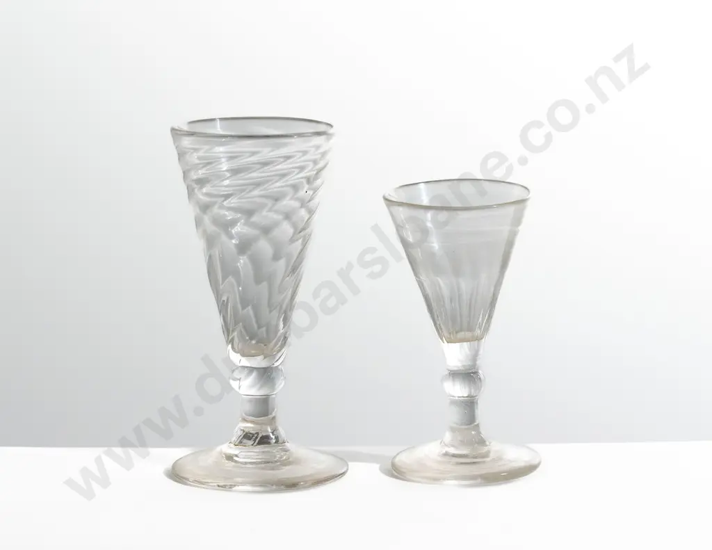 Two Georgian Wine Glasses Image 1++