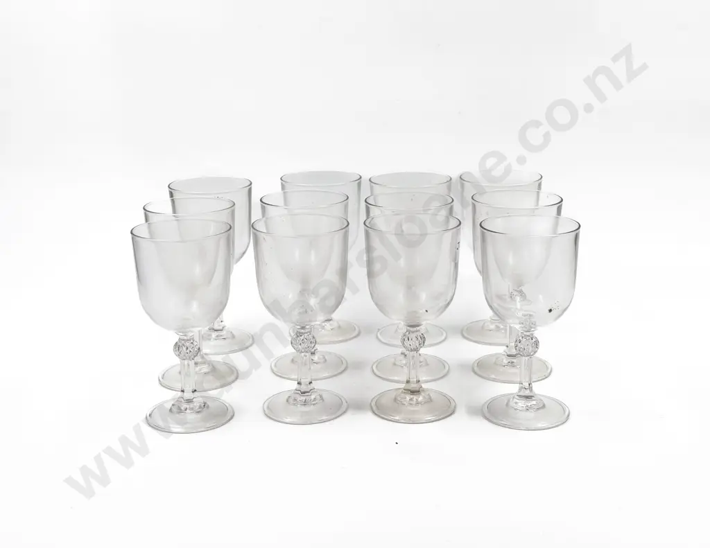 Set of Twelve Wine Goblets Image 1++