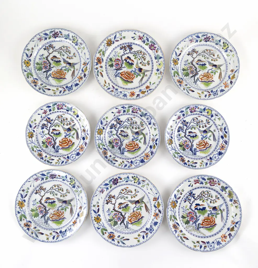 Mid C19th English Davenport Ironstone China Dinner Ware Image 1++