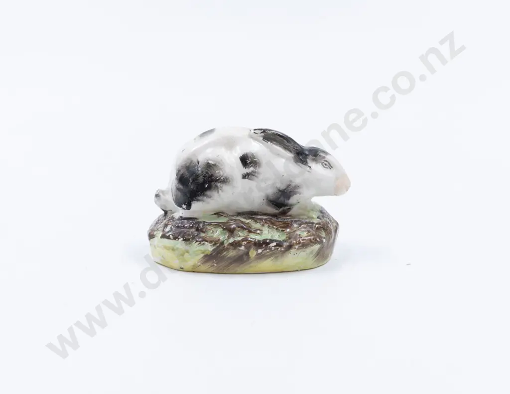 Late Victorian Small Staffordshire Figure of a Rabbit Image 1++