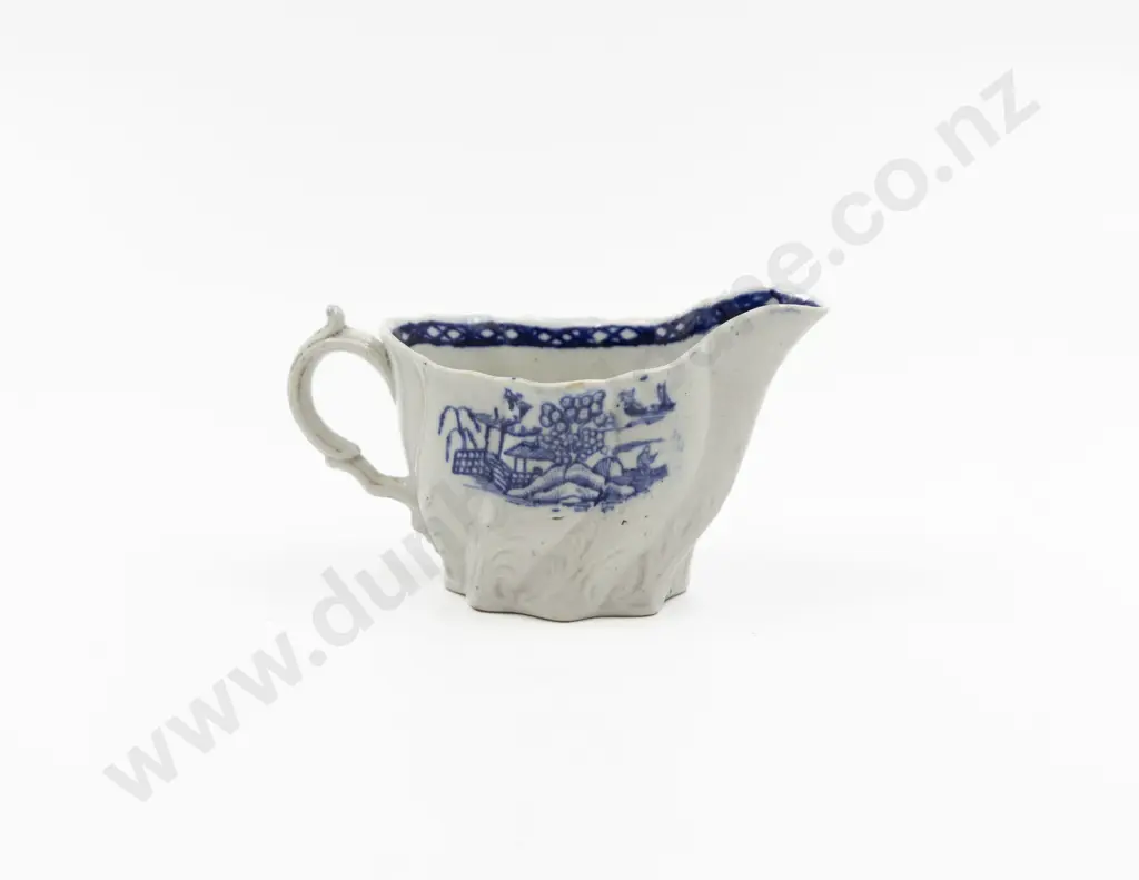 Late C18th Liverpool Silver Shape Gravy Boat Image 1++