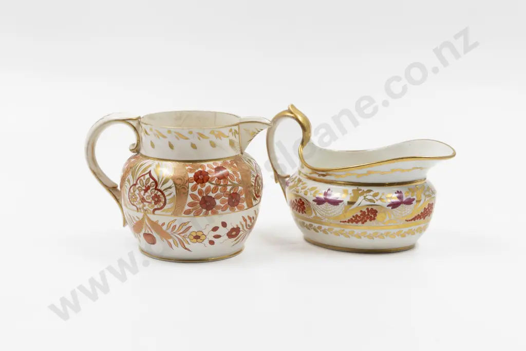 Two Early C19th English Porcelain Jugs Image 1++