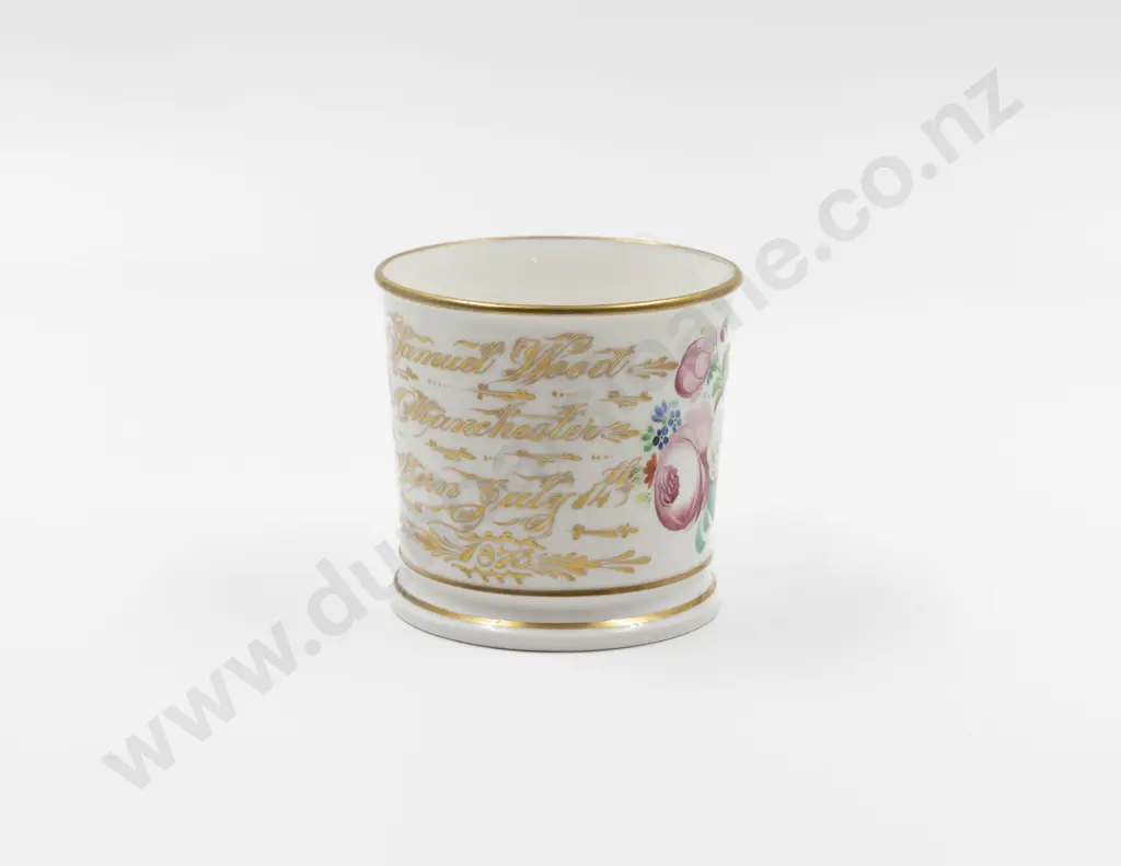 Mid C19th Samson of Paris Armorial Mug & Victorian English Christening Mug Dated 1873 Image 1++