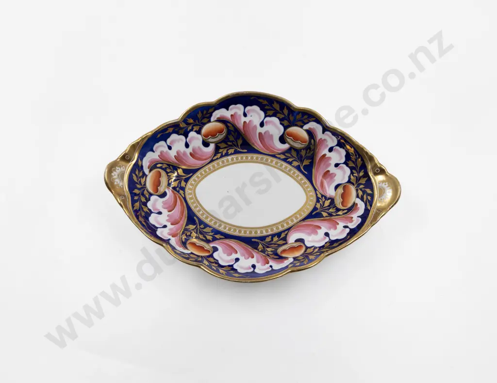 Early C19th Spode Boat Shaped Serving Dish Image 1++