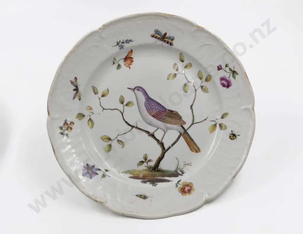 Set of Six C19th Meissen Dessert Plates Image 1++