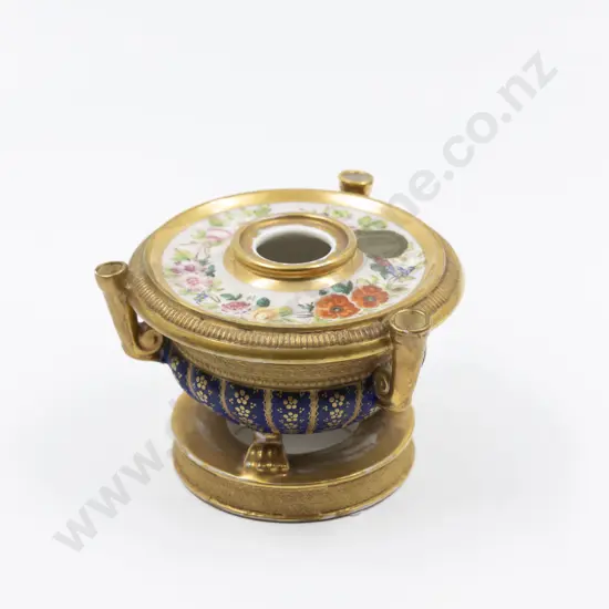 C19th Probably Derby Ink Stand