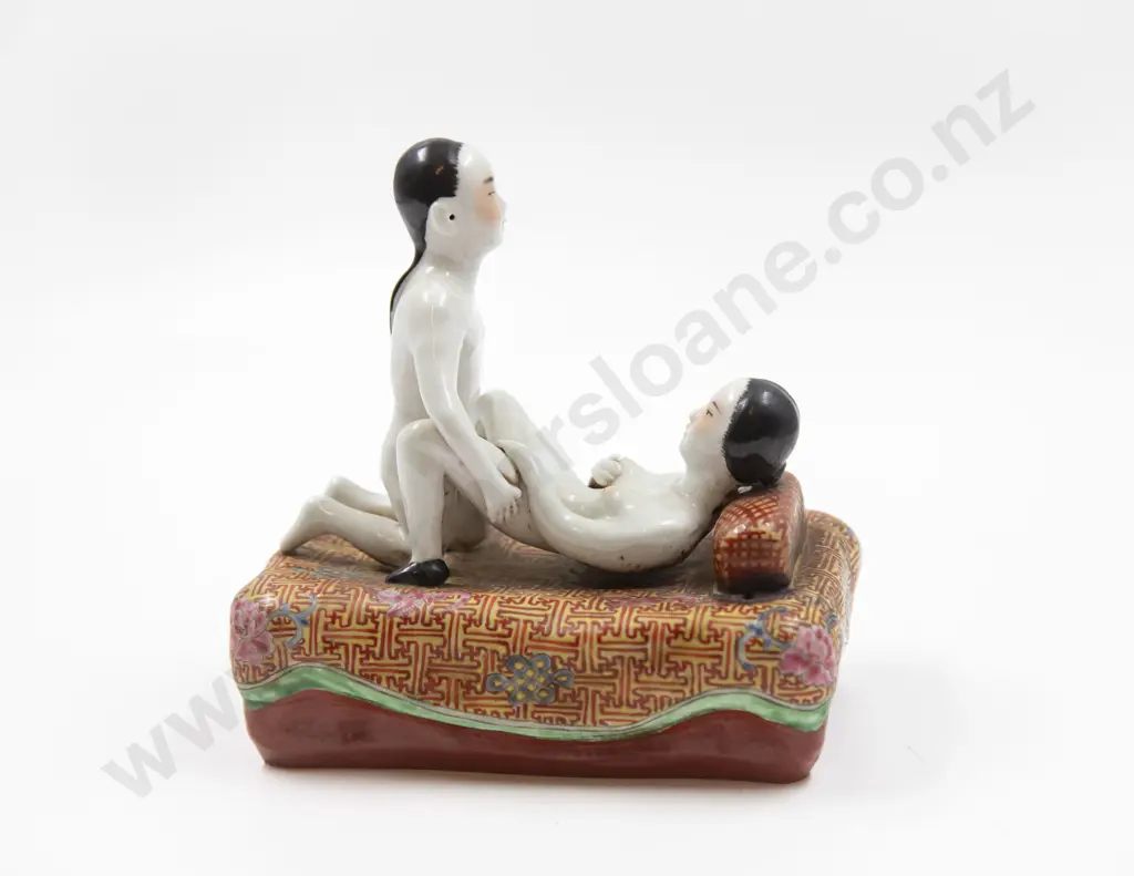 C20th Porcelain Erotic Figure Group Image 1++