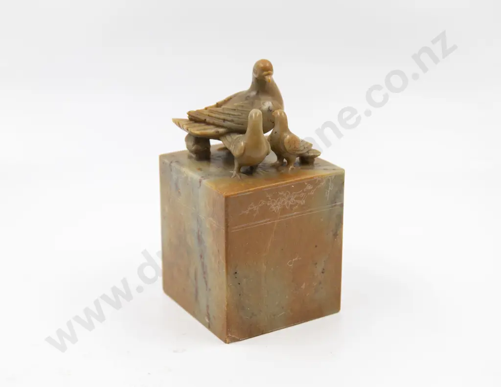 Chinese Soapstone Cube Image 1++