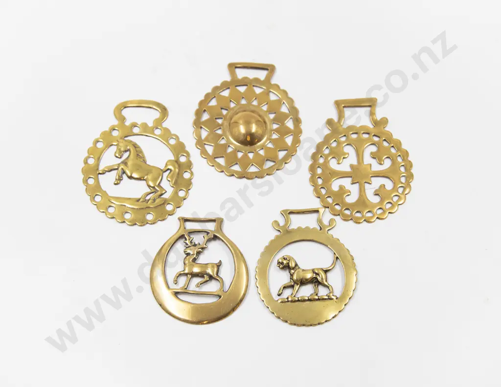 Four Victorian Horse Brasses Image 1++