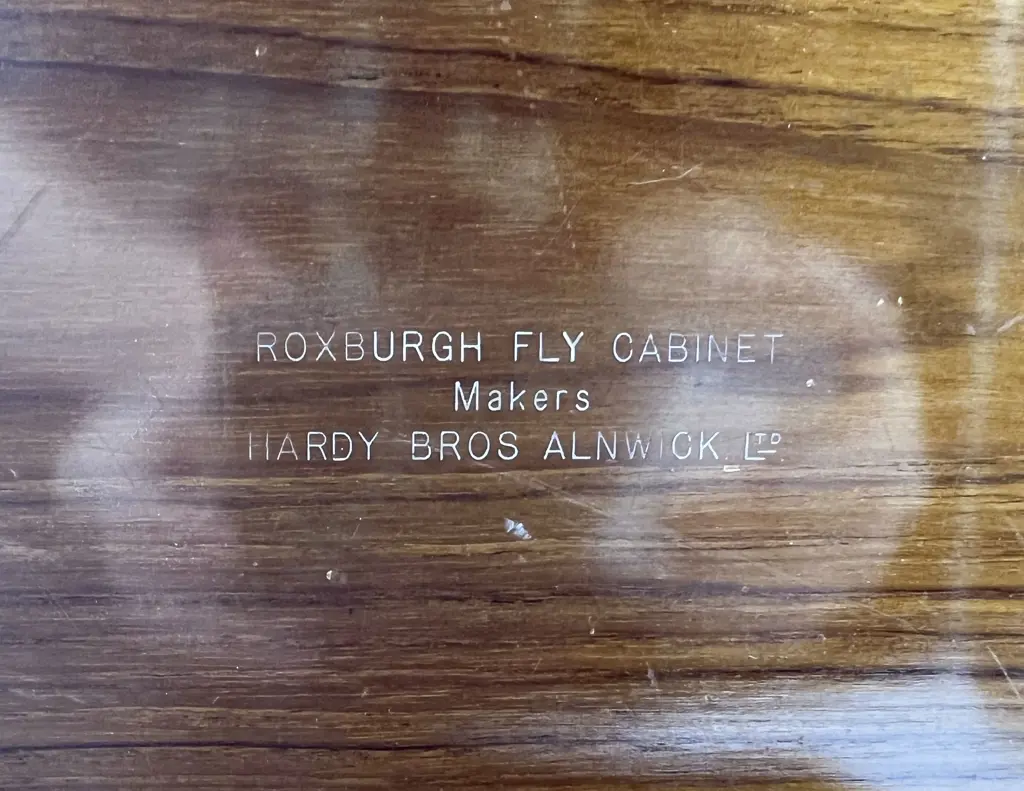 Early C20th Rare Roxburgh Fly Cabinet by Hardy Bros Alnwick Ltd Image 1++