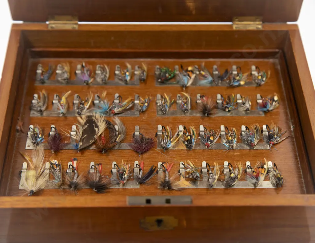 Early C20th Rare Roxburgh Fly Cabinet by Hardy Bros Alnwick Ltd Image 1++