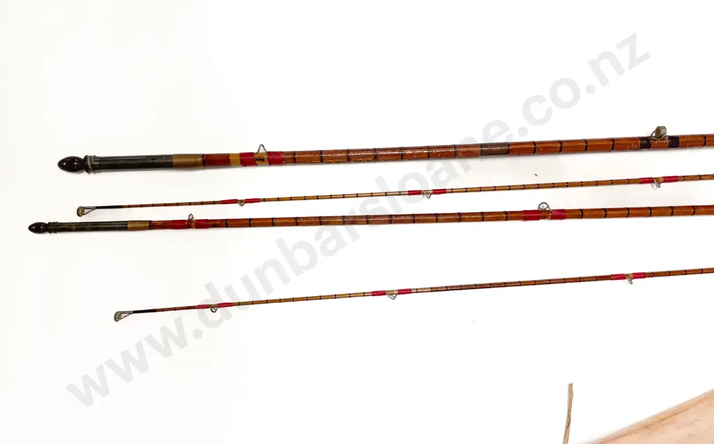 Vintage Hardy Bros A26386 Steel Centre "Palakona" Regal Three Section Fishing Rod with Two Extra Tips Image 1++