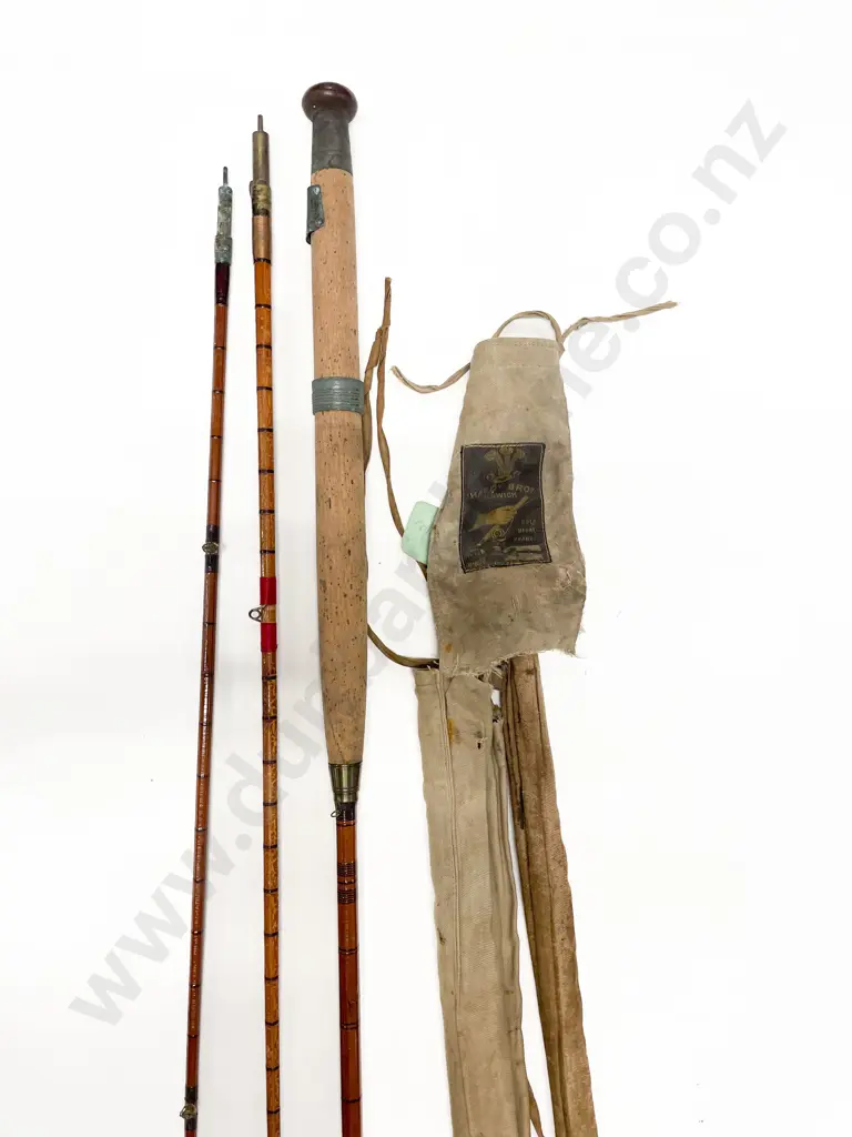 Vintage Hardy Bros Two Section Fishing Rod Image 1++