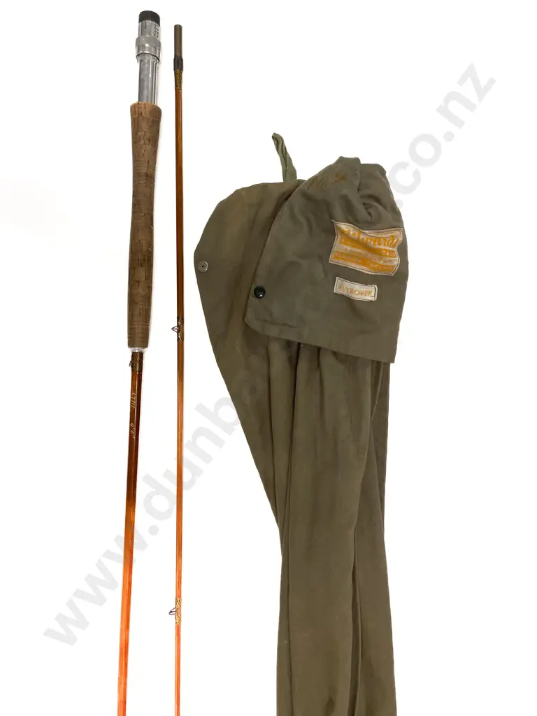Vintage Milwards Fly Rover 67710 9' 5" Two Piece Split Cane Fly Rod Image 1++