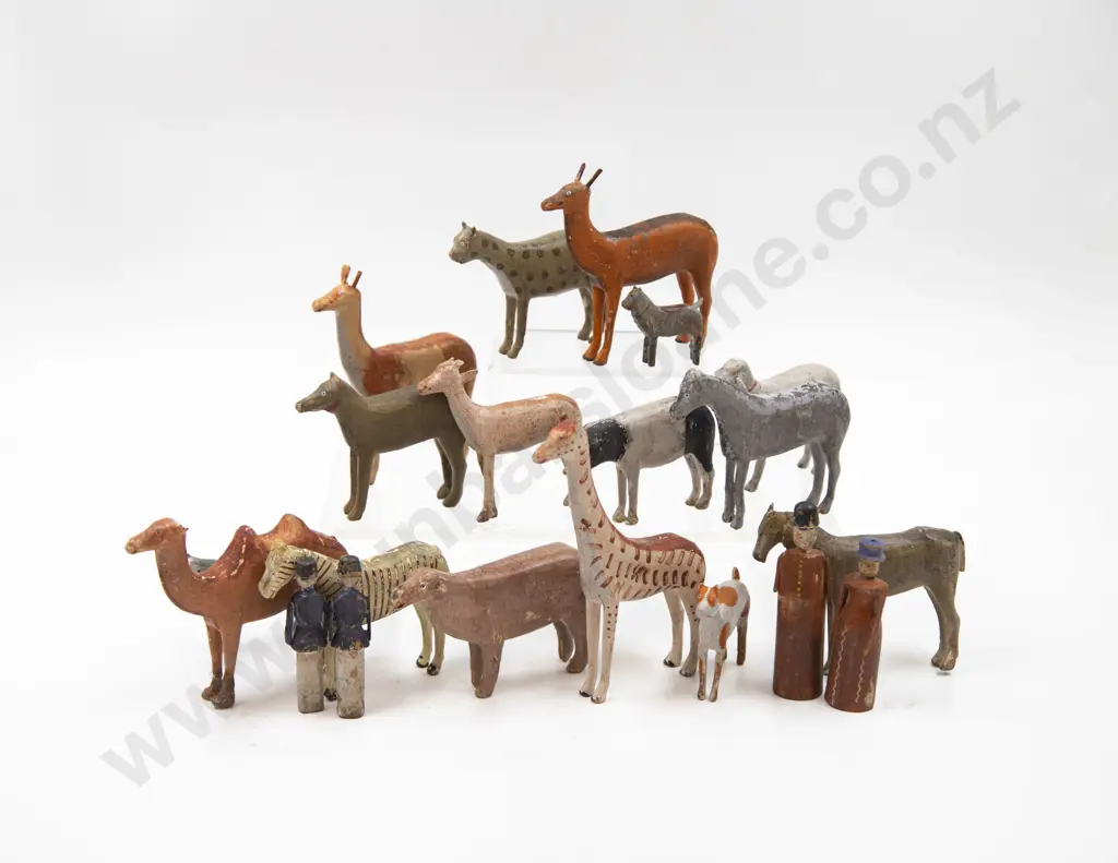 Mid C19th German Noahs Ark Animals (20) Image 1++