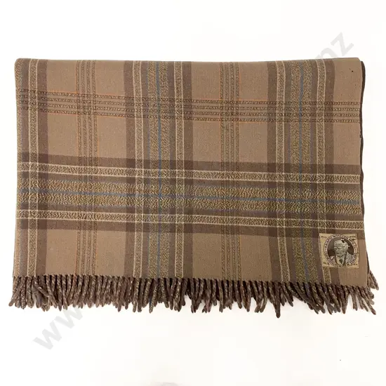 NZ Kaiapoi Woollen Blanket with label