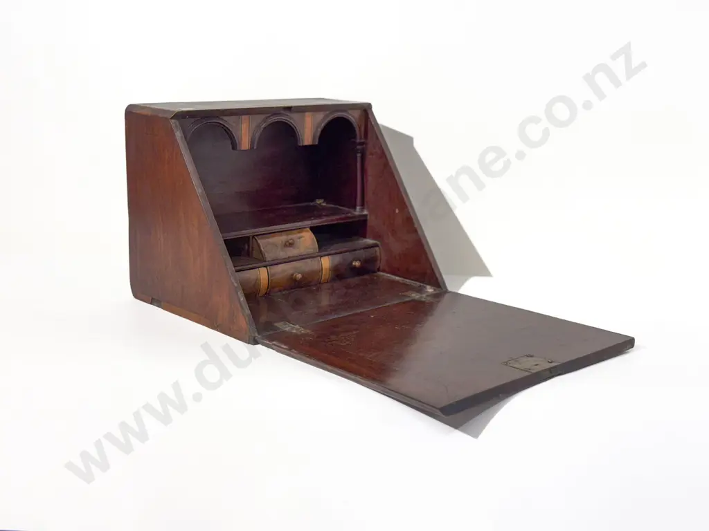 C19th Mahogany Desk Top Writing Slope Image 1++