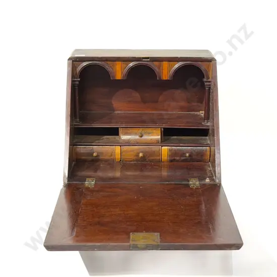 C19th Mahogany Desk Top Writing Slope