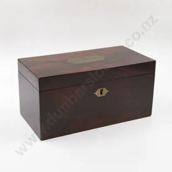 GeoIII Flame Mahogany Tea Caddy