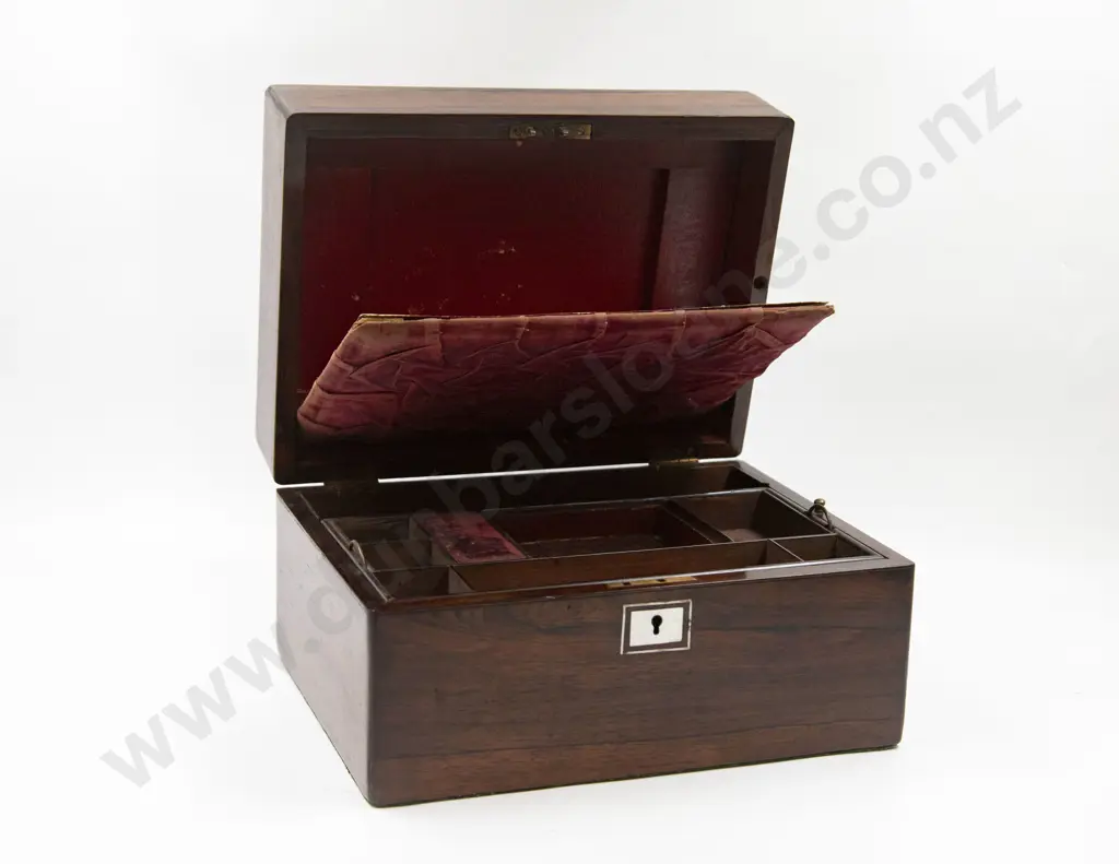 Victorian Rosewood Work Box Image 1++