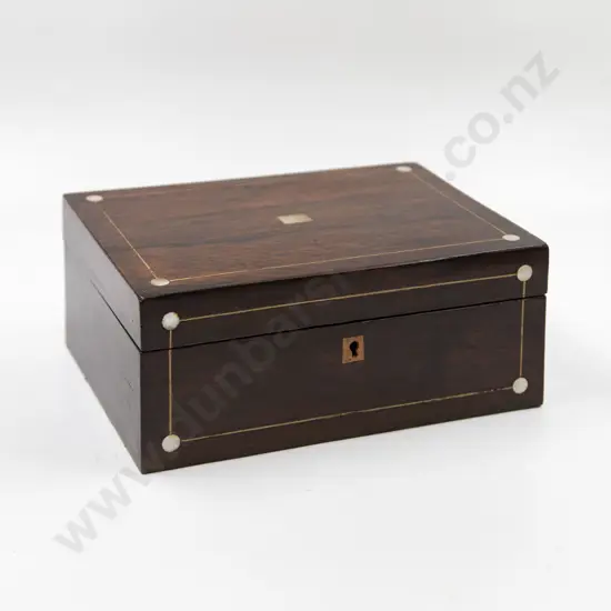 Victorian Rosewood Work Box