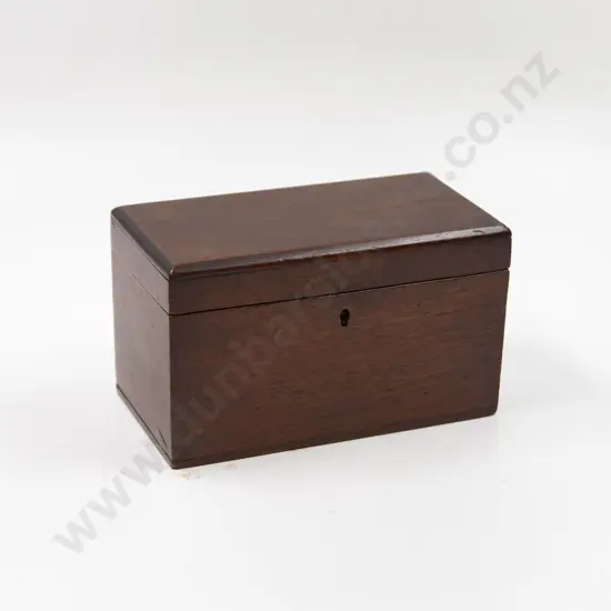Victorian Walnut Two Section Interior Tea Caddy
