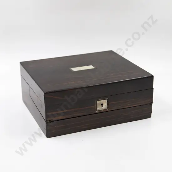 Early Victorian Kingwood Work Box with Writing Slope
