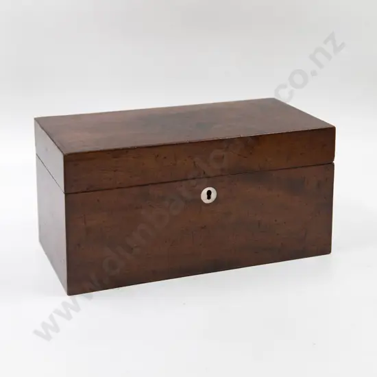 Early Victorian Mahogany Tea Caddy