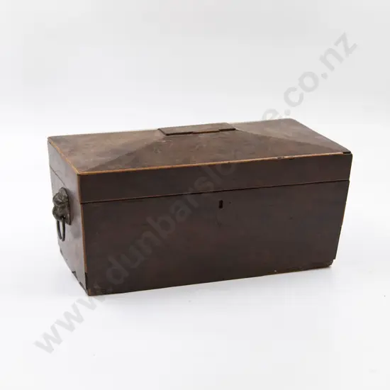 Georgian Faded Mahogany Tea Caddy