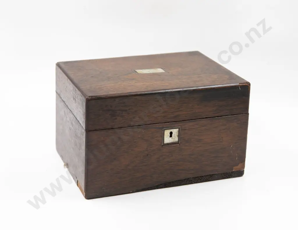 Victorian Rosewood Work Box Image 1++