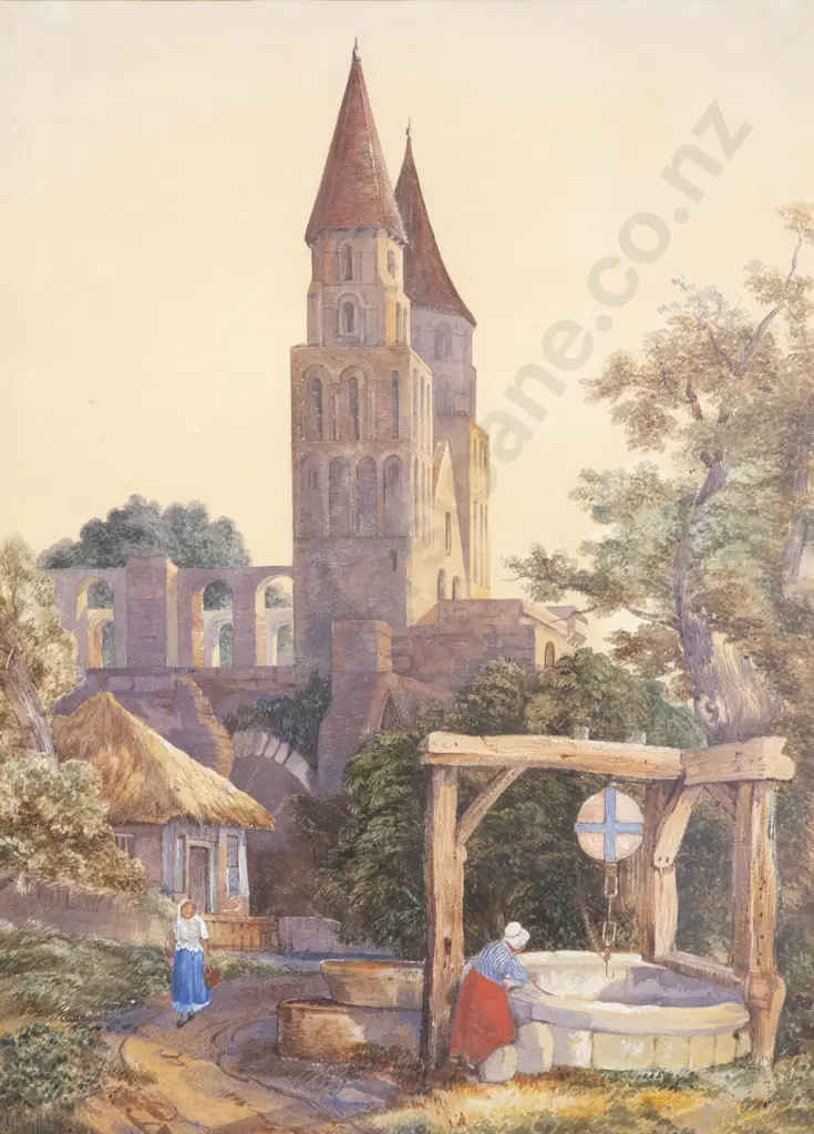Unknown Artist - Abbey au Jumièges Image 1++