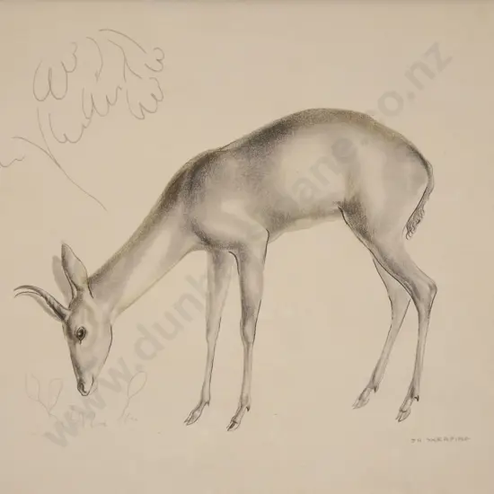 John Rattenbury Skeaping (English 1901 - 1980) - Grazing Antelope
