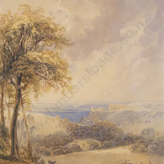 Anthony Van Dyke Copley Fielding (British 1787 - 1855) - Arundel Castle