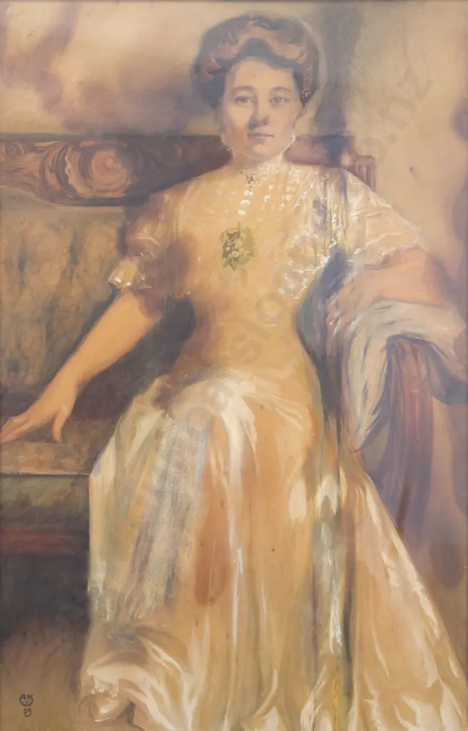 Attrib Axel Bernhard Kleimer (Swedish 1881 - 1945) - Portraits (2) Image 1++