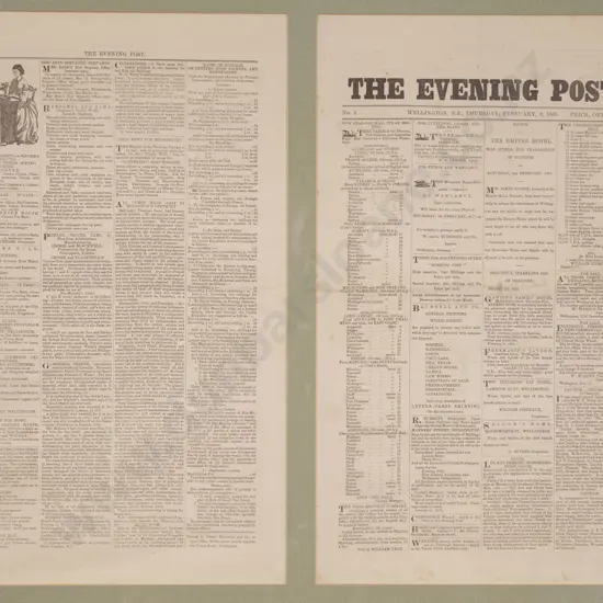 Framed The Evening Post No 2