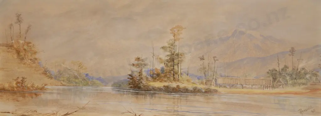 William J Percival - Pohangina River Image 1++