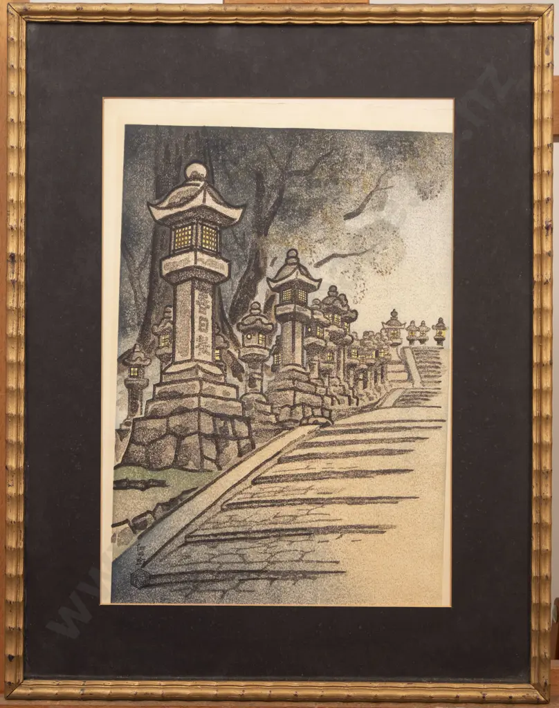 Japanese Woodblock Print by Nisaburo Ito (1910 - 1988) Image 1++